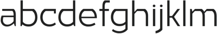 Garcog Extra Light otf (200) Font LOWERCASE