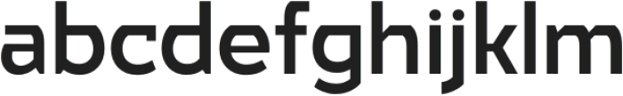 Garcog Semi Bold otf (600) Font LOWERCASE