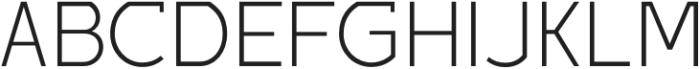 Garcog Thin otf (100) Font UPPERCASE