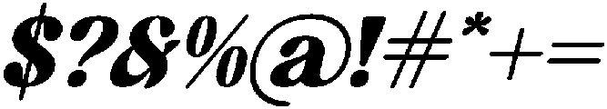 Garden Delight Italic otf (300) Font OTHER CHARS