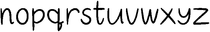 Garden Regular otf (400) Font LOWERCASE
