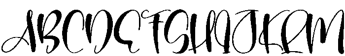 Garden Regular otf (400) Font UPPERCASE