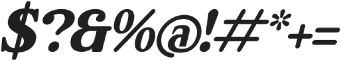 Garden Rostera Italic otf (400) Font OTHER CHARS