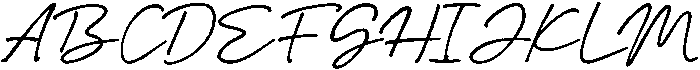 Garden Scrawl otf (400) Font UPPERCASE