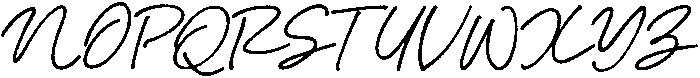 Garden Scrawl otf (400) Font UPPERCASE