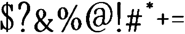 Garden State Bold Serif otf (700) Font OTHER CHARS
