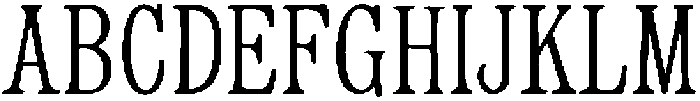 Garden State Bold Serif otf (700) Font UPPERCASE