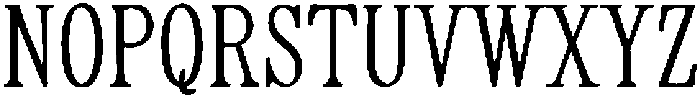 Garden State Bold Serif otf (700) Font UPPERCASE