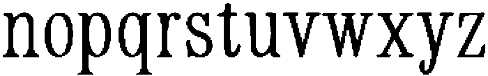 Garden State Bold Serif otf (700) Font LOWERCASE