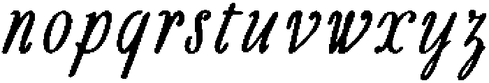 Garden State Bold otf (700) Font LOWERCASE