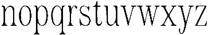 Garden State Serif otf (400) Font LOWERCASE