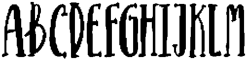 Garden Stories Bold otf (700) Font UPPERCASE