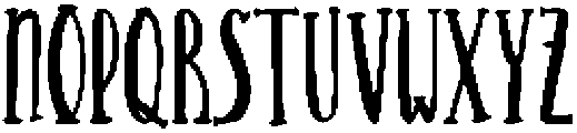 Garden Stories Bold otf (700) Font UPPERCASE