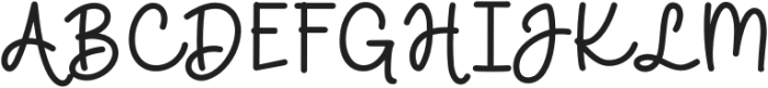 GardenBird-Regular otf (400) Font UPPERCASE