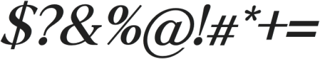 GardenaQuanto ExtraBold Italic otf (700) Font OTHER CHARS