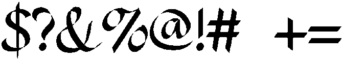 Gardenia Regular otf (400) Font OTHER CHARS