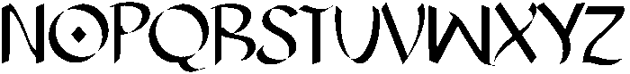 Gardenia Regular otf (400) Font UPPERCASE