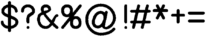 Gardenia otf (400) Font OTHER CHARS