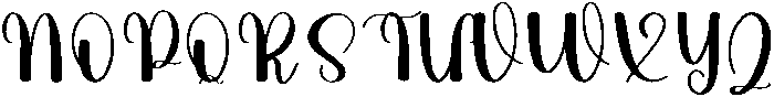 Gardening Regular otf (400) Font UPPERCASE