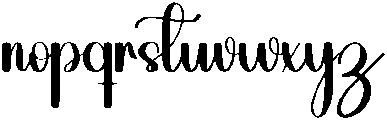 Gardening Regular otf (400) Font LOWERCASE