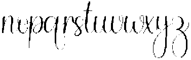 Gardening Regular otf (400) Font LOWERCASE