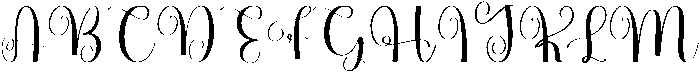 Gardening Regular otf (400) Font UPPERCASE
