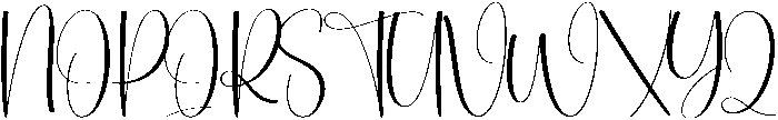 Gardening Regular otf (400) Font UPPERCASE