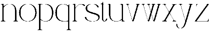 Gardening Regular otf (400) Font LOWERCASE