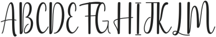 Gardening Regular otf (400) Font UPPERCASE