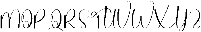 GardeniumHandwriting Regular otf (400) Font UPPERCASE