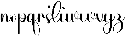 GardeniumHandwriting Regular otf (400) Font LOWERCASE