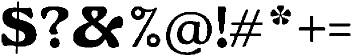 Gardino Black otf (900) Font OTHER CHARS