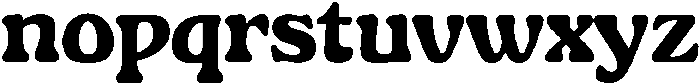 Gardino Black otf (900) Font LOWERCASE