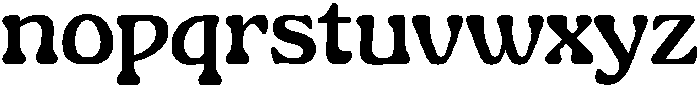 Gardino-Bold otf (700) Font LOWERCASE