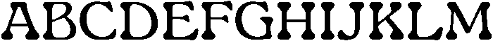 Gardino Medium otf (500) Font UPPERCASE