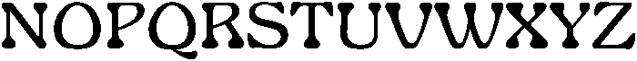 Gardino Medium otf (500) Font UPPERCASE