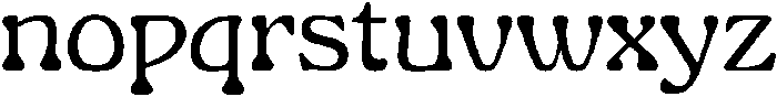 Gardino Medium otf (500) Font LOWERCASE