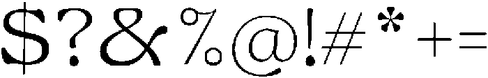 Gardino-Regular otf (400) Font OTHER CHARS