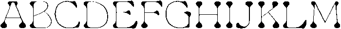 Gardino Thin otf (100) Font UPPERCASE