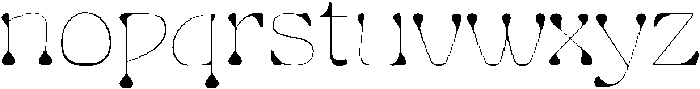 Gardino Thin otf (100) Font LOWERCASE