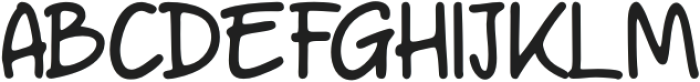 Gareh Regular otf (400) Font UPPERCASE