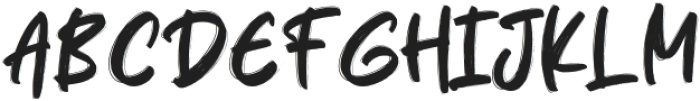 Garemy otf (400) Font UPPERCASE