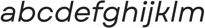 Garet Regular Italic otf (400) Font LOWERCASE