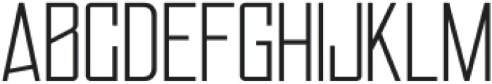 Gareth Extra Light Condensed otf (200) Font UPPERCASE