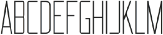 Gareth Thin Extra Condensed otf (100) Font LOWERCASE