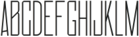 Gareth Thin Ultra Condensed otf (100) Font UPPERCASE