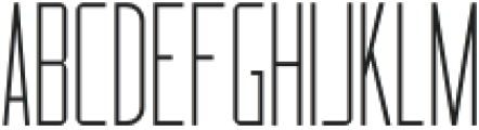 Gareth Thin Ultra Condensed otf (100) Font LOWERCASE