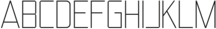 Gareth Thin otf (100) Font LOWERCASE