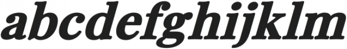 Garfield Fade Bold Italic otf (700) Font LOWERCASE