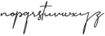 Garfield Signature otf (400) Font LOWERCASE